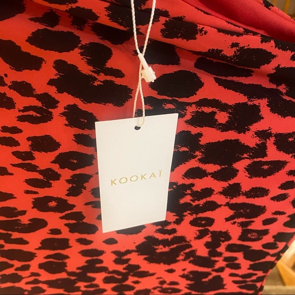 Kookai size 1 red and black dress. New with tags. - Picture 4 of 5